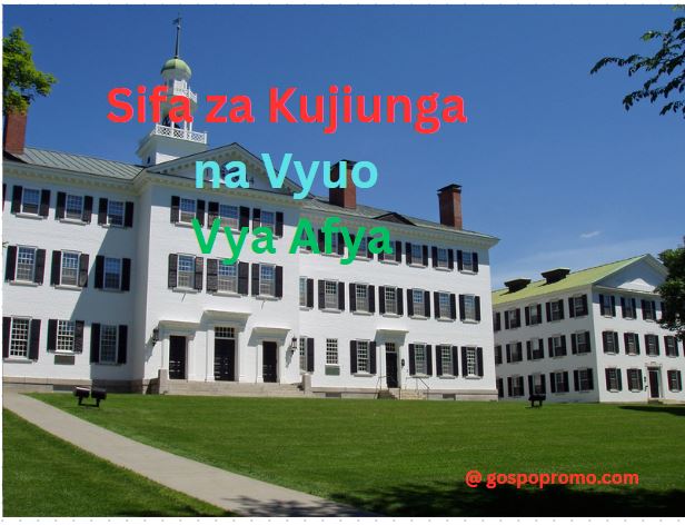 Sifa za Kujiunga na Vyuo Vya Afya Tanzania | Entry Requirements to join health colleges in Tanzania 2024-2025