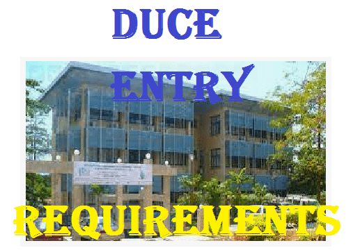 DUCE Entry Requirements