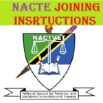 NACTE Joining Instructions
