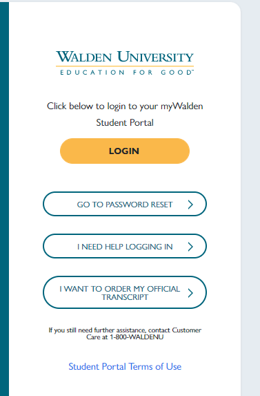 myWalden Student Portal
