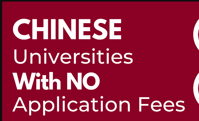 Universities in China Without Application Fee