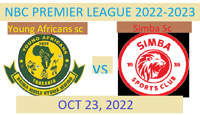 Yanga vs Simba Oct 23 2022