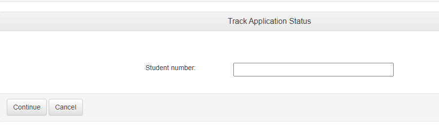 Unisa application status Check